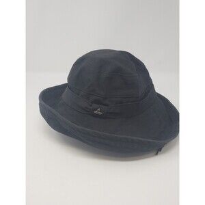 PRANA 100% ORGANIC COTTON BLACK BUCKET HAT ADJUSTABLE UNISEX OS